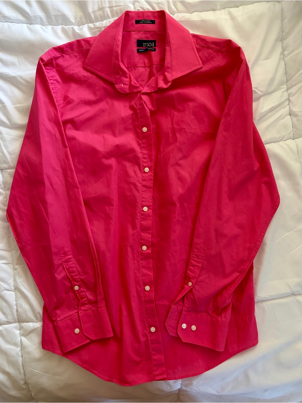 1901 Men's Hot Pink Dress Shirt